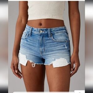 EUC American Eagle Shorts Lace 4
